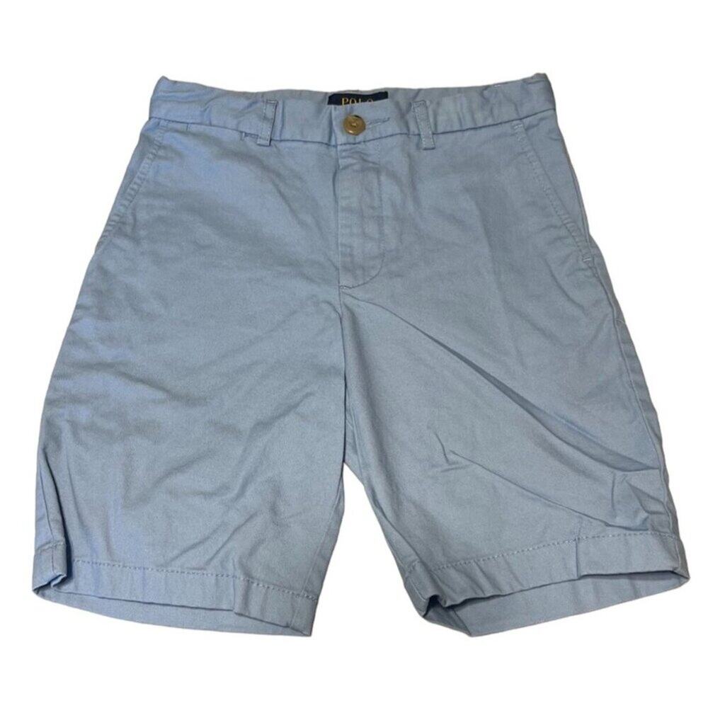 Polo Ralph Lauren Light Blue Cotton Shorts Boys Size 7 Excellent very gently use